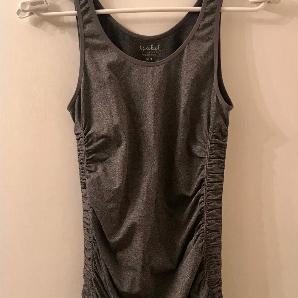 Isabel Maternity Ruched Tank - Picture 6 of 8